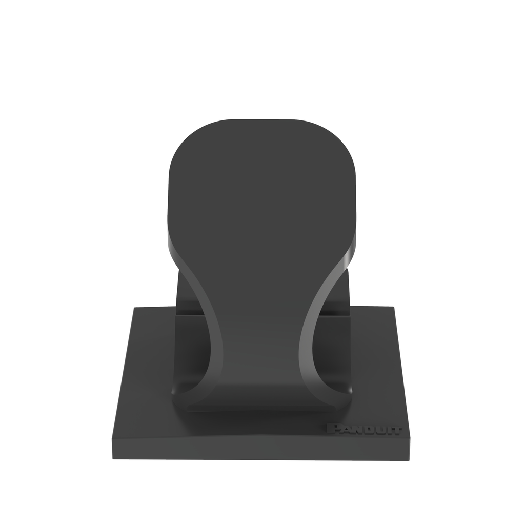 Product image for Panduit LWC38-A-C20 Latching Wire Clip, Adh., .38" (9.7mm) Bundle, BL