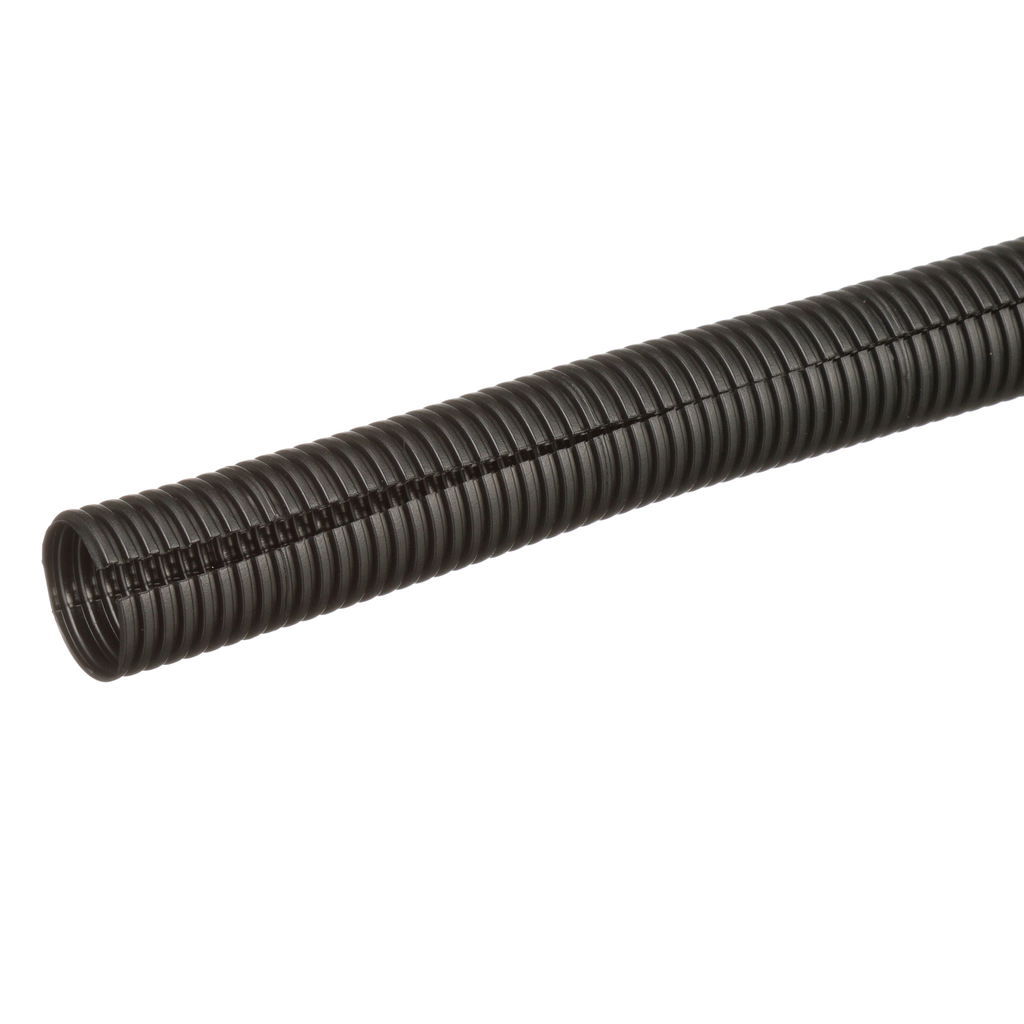 Product image for Panduit CLT75PUV-0 Corr. Loom Tubing, .75"X4265', UV Resistant Black