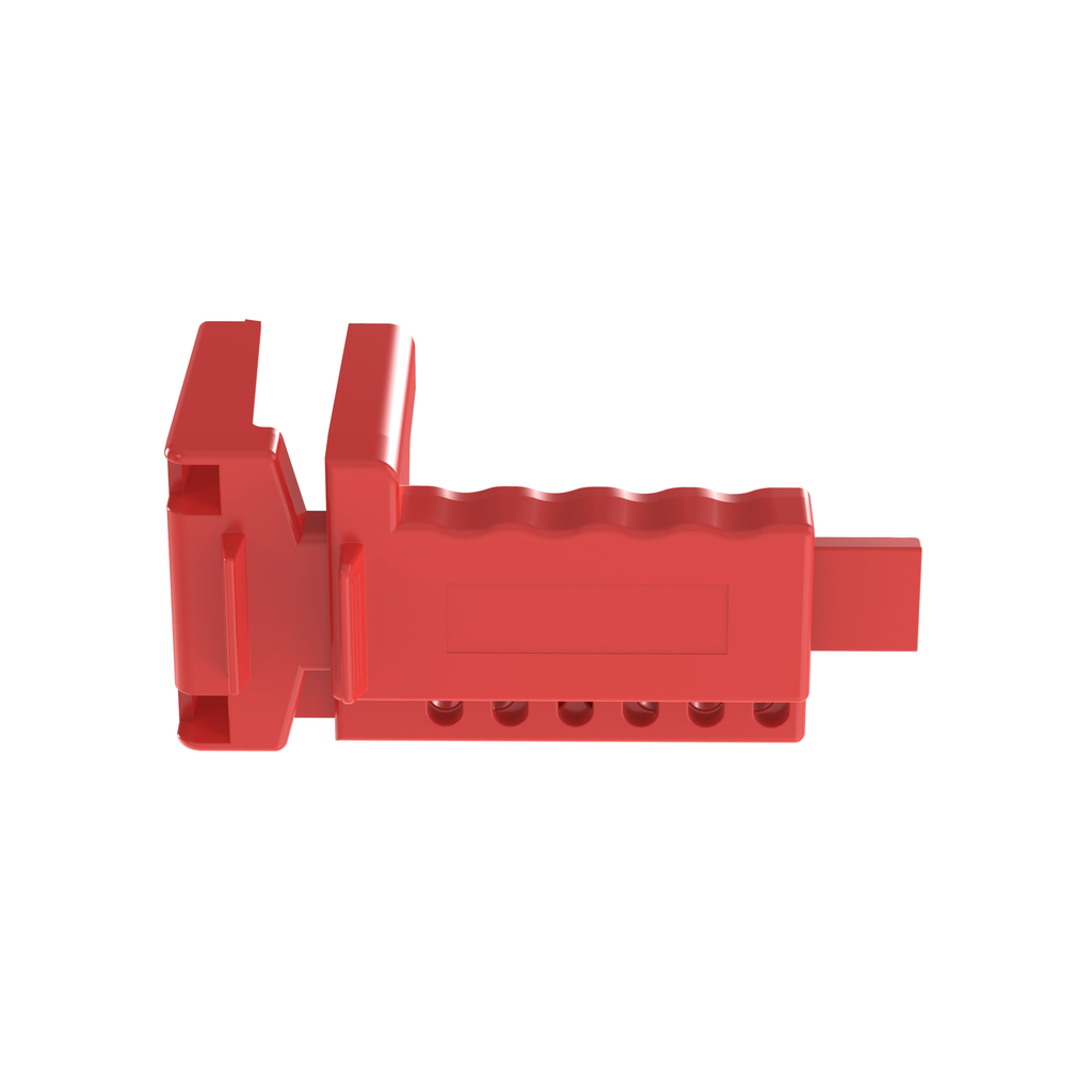 Product image for Panduit PSL-BV1 Ball Valve Lockout Device, 0.25" - 1.00" Valve size, Red