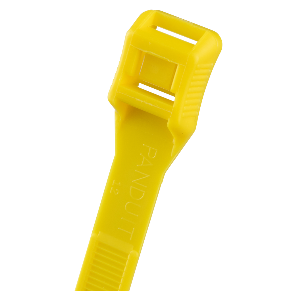 Panduit IT9115-CUV4Y Cable Tie, In-Line, 15.3"L (389mm) Light-Heavy, Weather Resistant, Yellow Product image for Panduit IT9115-CUV4Y Cable Tie, In-Line, 15.3"L (389mm) Light-Heavy, Weather Resistant, Yellow