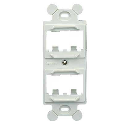 Panduit CF1064IWY Mini Com Duplex Adapter, 4 Port, Off White Product image for Panduit CF1064IWY Mini Com Duplex Adapter, 4 Port, Off White