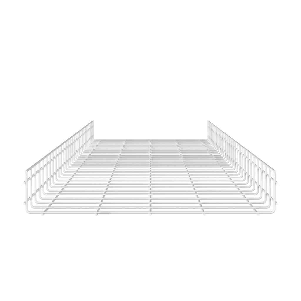 Panduit PWB4X24WH Wire Basket 4" H x 24" W, White Powdered Coated Product image for Panduit PWB4X24WH Wire Basket 4" H x 24" W, White Powdered Coated