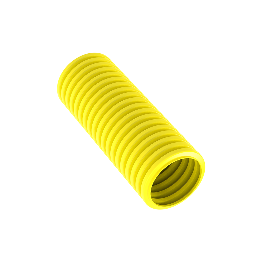 Product image for Panduit CLT75F-C4 Corr. Loom Tubing Slit, .75" (19.05mm) x 100', Yellow,PK1