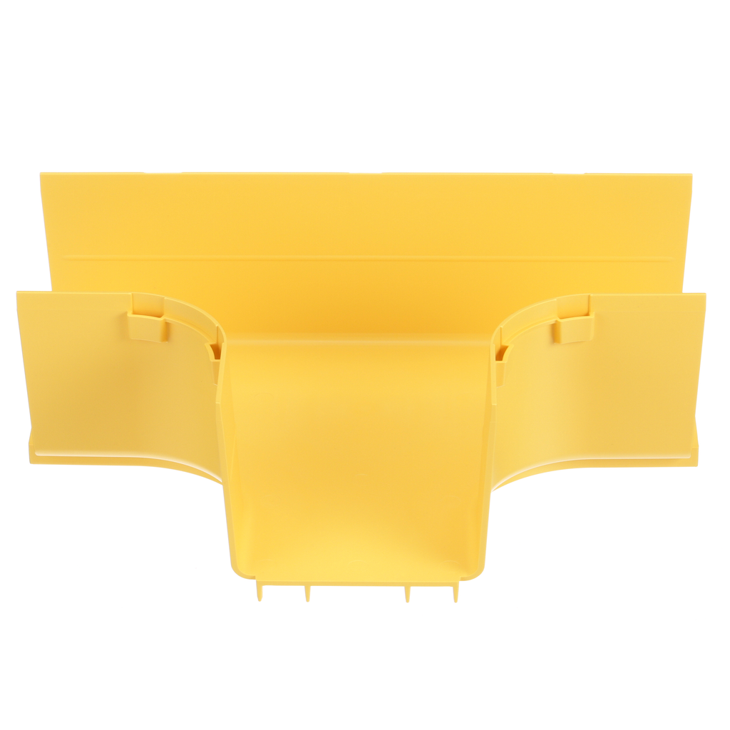 Product image for PAnduit FRT4X4LYL Horizontal Tee, 90, 4x4, Yellow