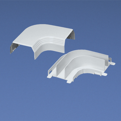 Product image for Panduit T45RAWH Surface Raceway,T-45 Right Angle Fitting, White