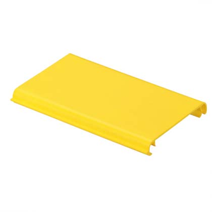 Product image for Panduit FRHC4YL6 Snap-on Hinged Cover For Channel FR4X4YL6, Yellow