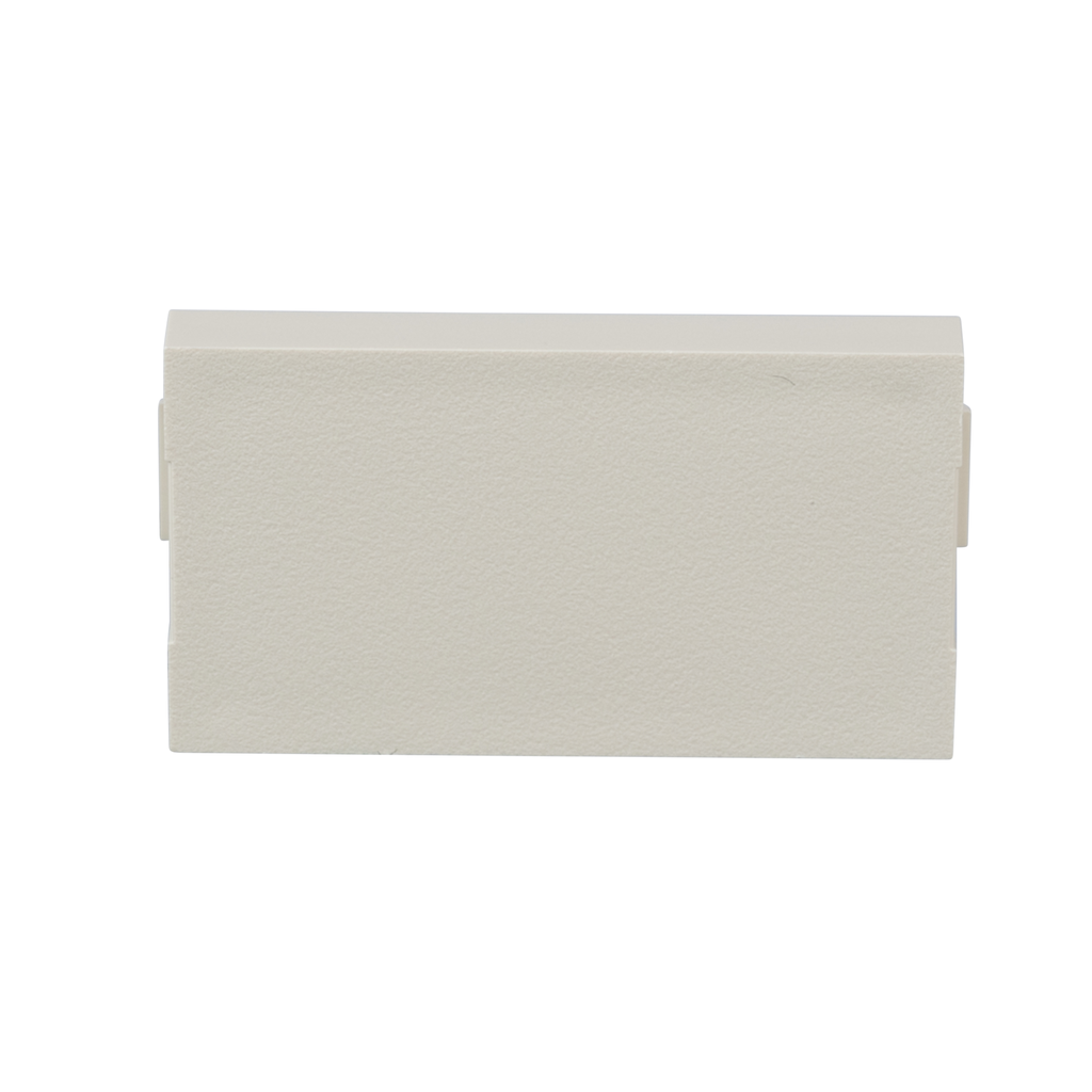 Product image for Panduit CHB2MIW-X Blackank Insert, Flat, 1/3 size, Off White