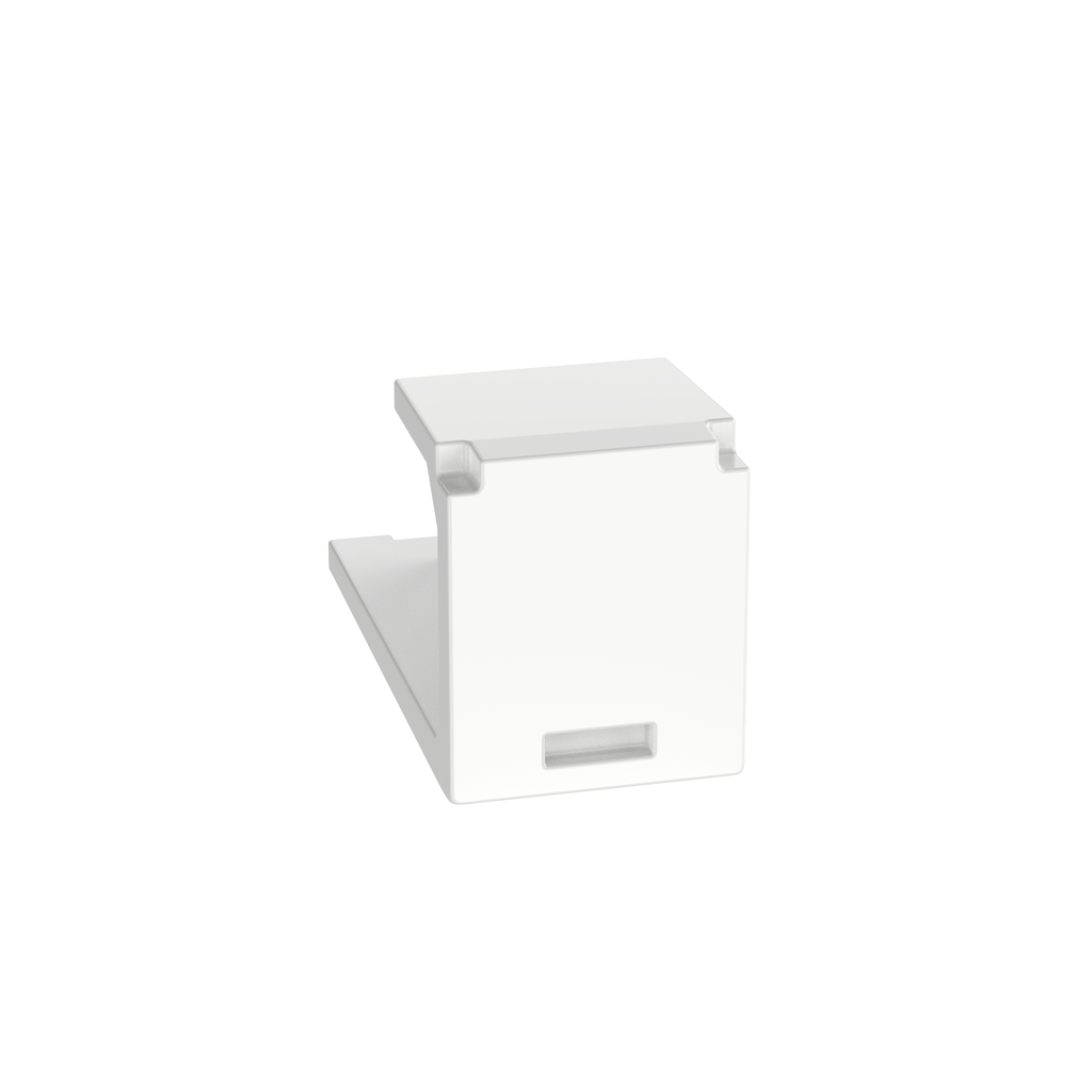 Mayer-DDS-Mini-Com® Blank Module, 1 Port, White-1
