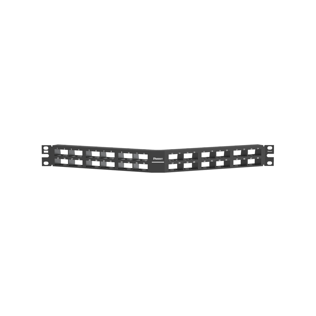 Product image for Panduit CPPA48HDEWBL Mini-Com® Angled P