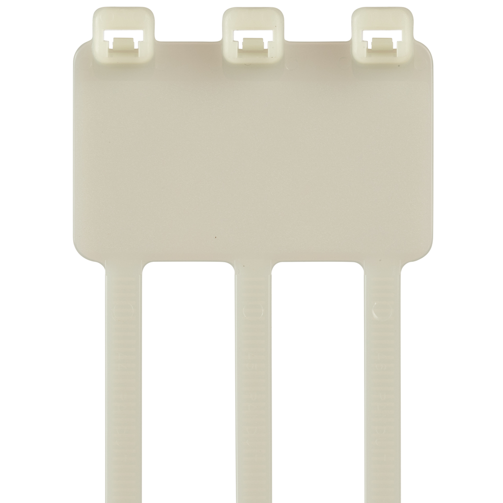 Product image for Panduit PL3M2S-L Marker Tie, Wrap, 7.4"L (188mm), Standard, Nylon, Natural