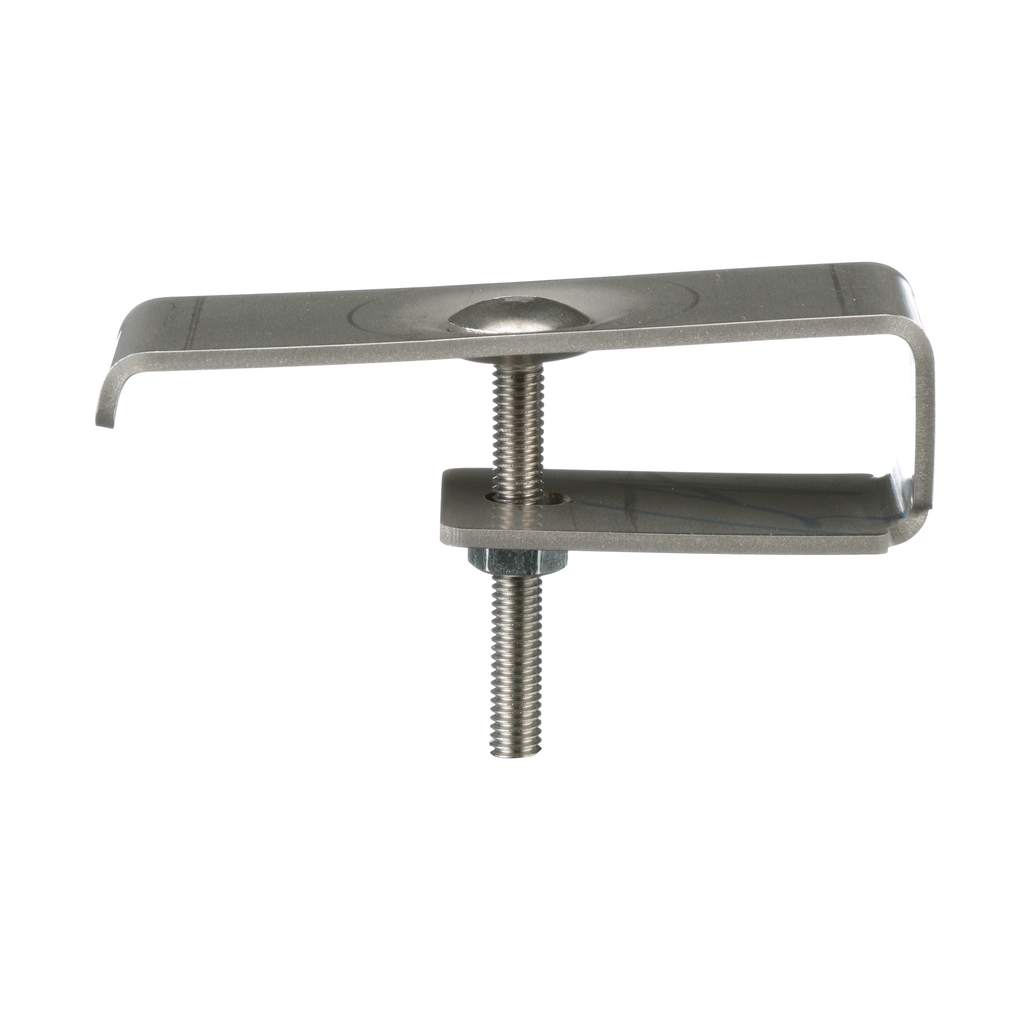Product image for Panduit UCUC2-V316 Cable Cleat Bracket, UC Series, 316L SS, U-Channel Rung, PK5