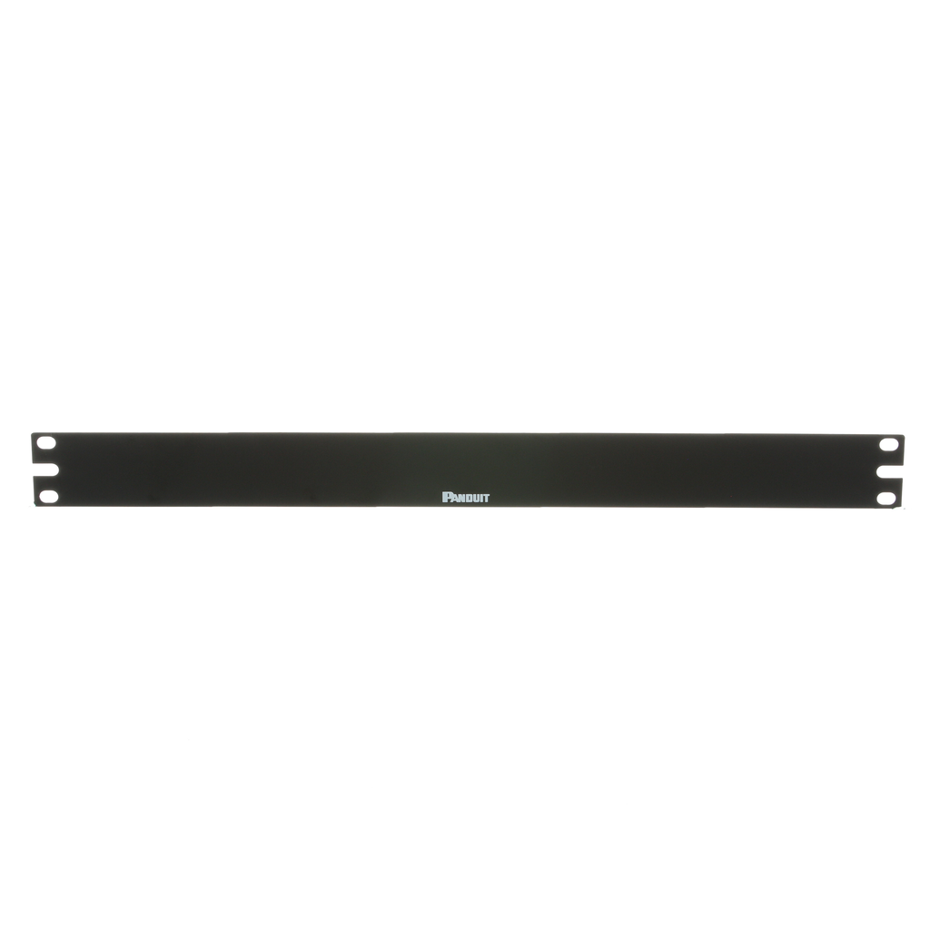Panduit DPFP1 Horizontal Flat Rack Filler Panel, 1 RU, Steel, Black Product image for Panduit DPFP1 Horizontal Flat Rack Filler Panel, 1 RU, Steel, Black