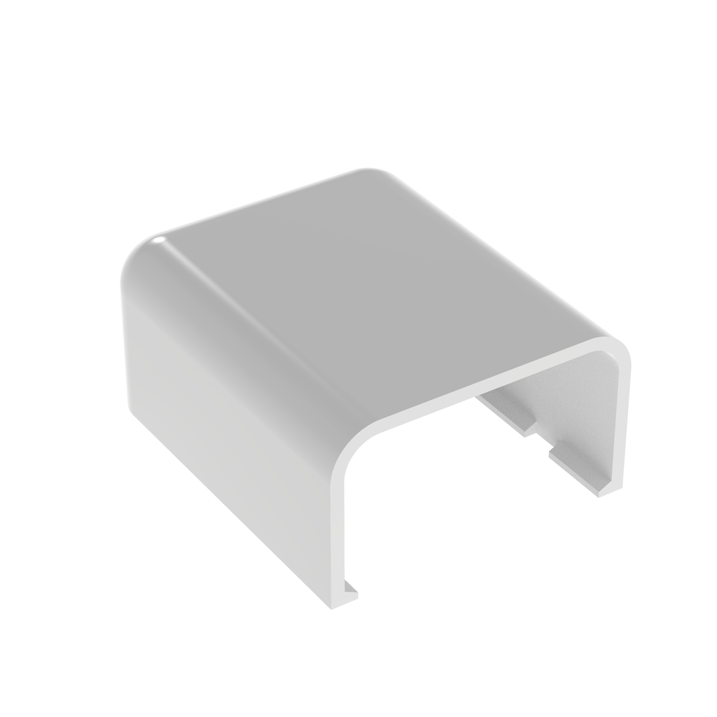 Panduit ECF10WH-X Surface Raceway, LD10 End Cap Fitting, White Product image for Panduit ECF10WH-X Surface Raceway, LD10 End Cap Fitting, White