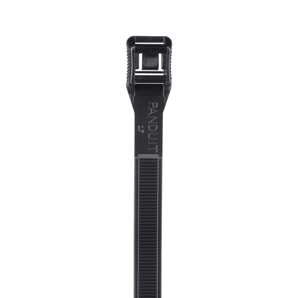 Product image for Panduit IT9115-C0 IT9115-C0 In-Line Cable Tie, Blackack, UV PA6.6, 15.3"L, 124lb, PK100