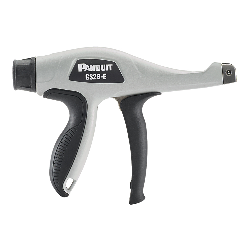 Product image for Panduit GS2B-E GS2B-E Cable Tie Hand Tool, Light Gray, Blackack, 7.82x1.28", PK1