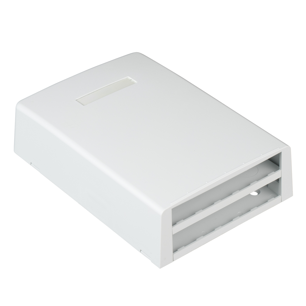 Product image for Panduit CBXF12WH-AY Surface Mount Boxes, With Fiber Spool, 12 Port, White
