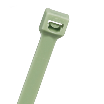 Product image for Panduit PLT1.5I-M109 Pan-Ty® PLT1.5I-M109 Cable Tie, Green, Polypropylene, 5.6"L, 18lb, PK1000