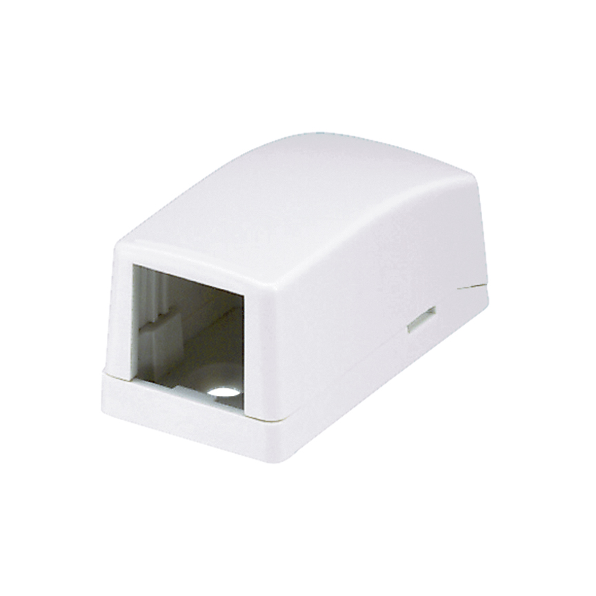 Mayer-DDS-Mini-Com® Surface Mount Box, 1 Port, White-1