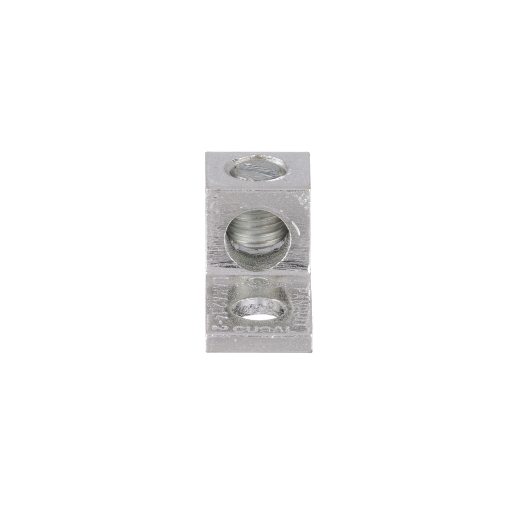 Mayer-DDS-Pan-Lug™ LAMA2-14-QY Mech Con, One Hole Lug, 2, Tin Plt Al, Strt, One 1/4" Stud-1