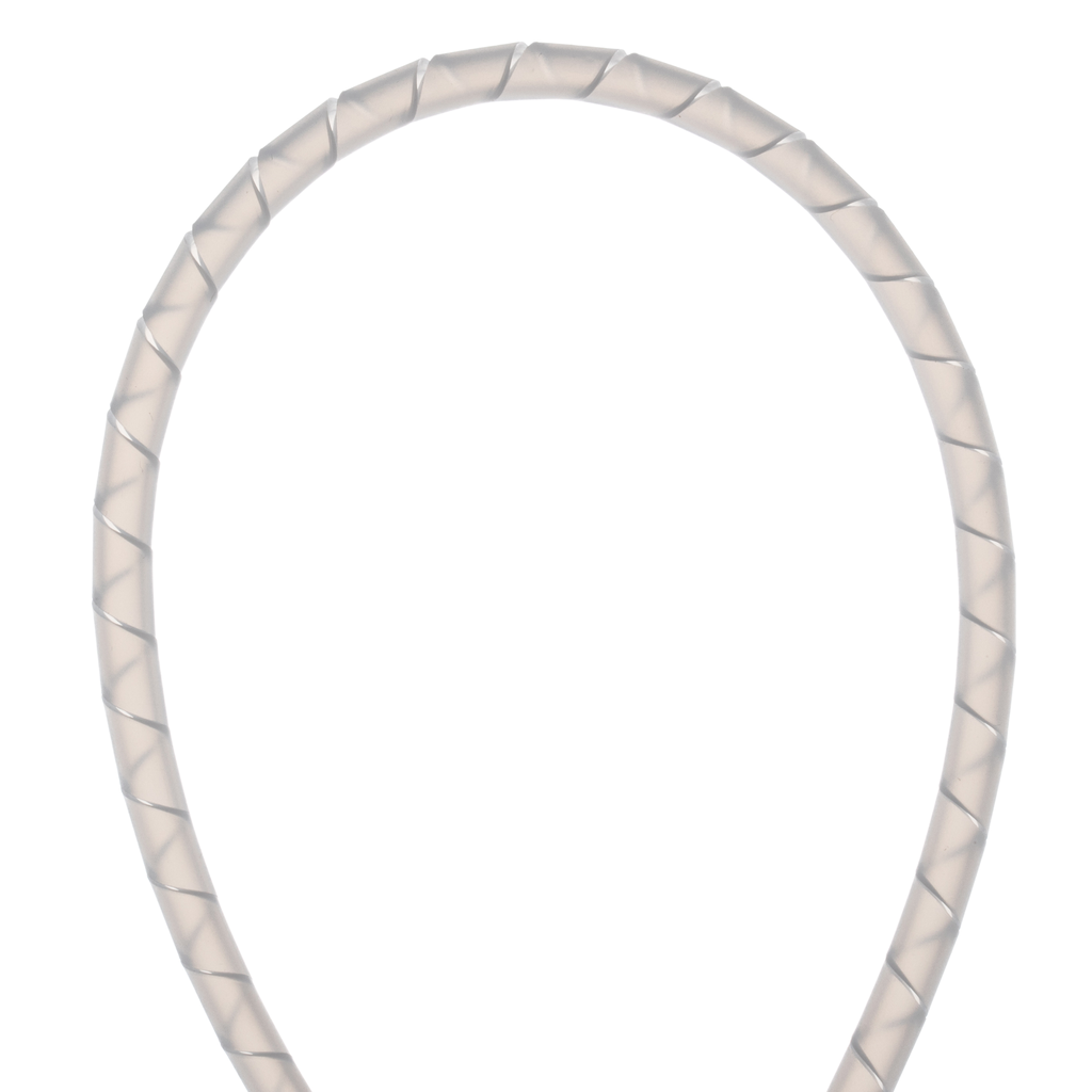 Mayer-DDS-T25F-C Spiral Wrap, Natural, PE, 0.1875" Min Dia., 100' Roll, PK1-1