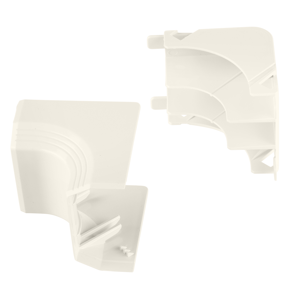 Product image for Panduit T45ICWH Surface Raceway, T-45 Inside Corner, White