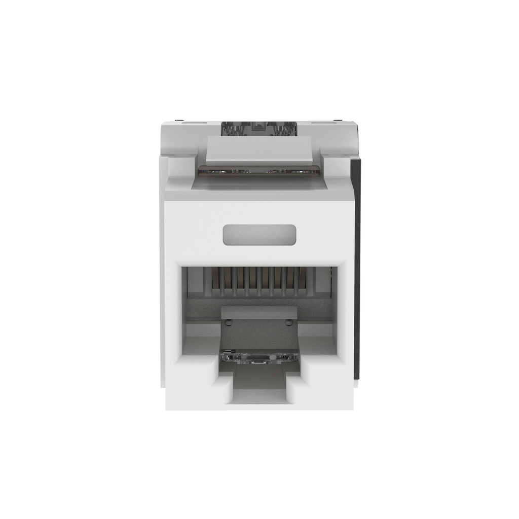 Product image for Panduit NK6X88MWH UTP RJ45 Cat 6A Keystone Punchdown Jack Module, White