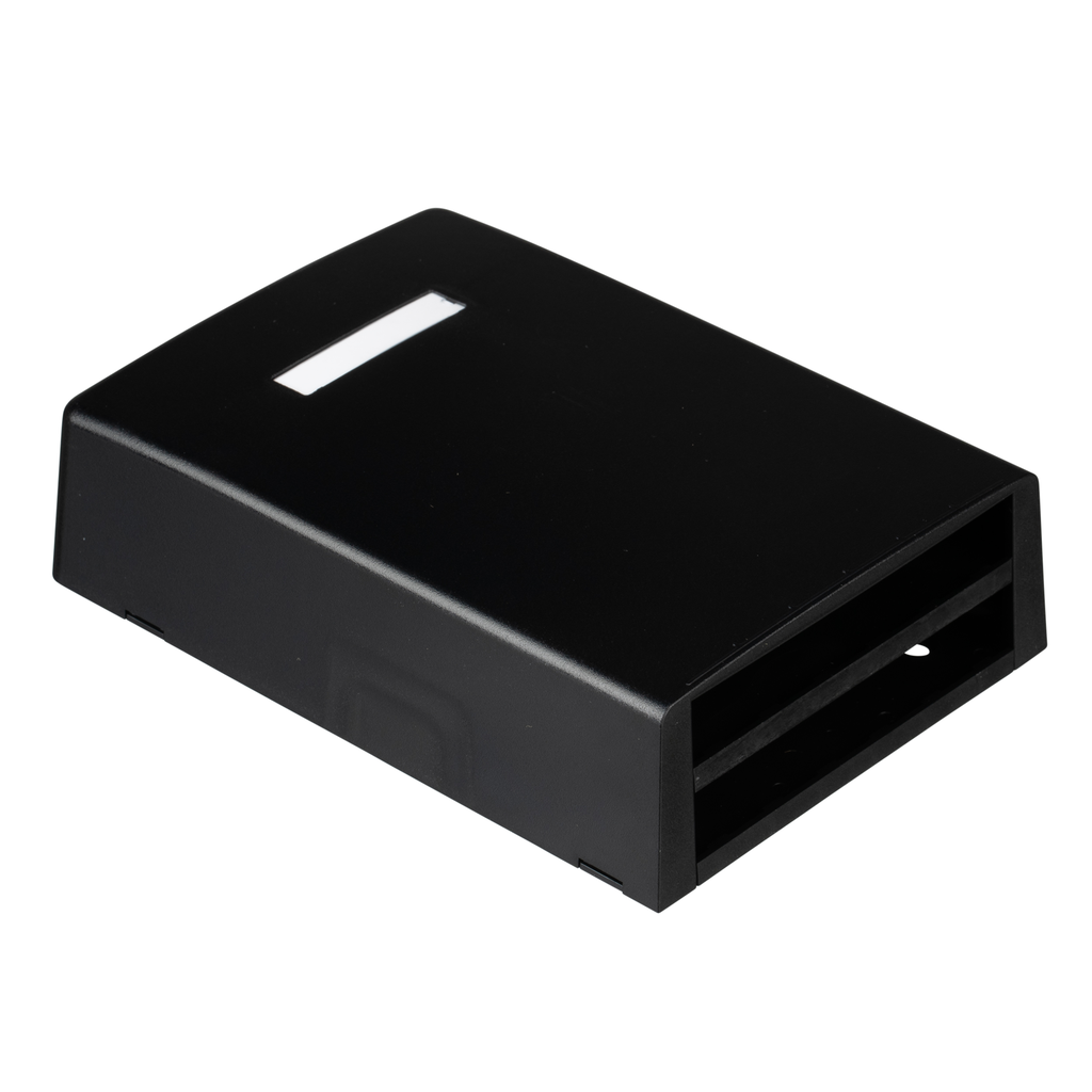 Product image for Panduit CBXF12BL-AY Surface Mount Boxes, With Fiber Spool, 12 Port, Black