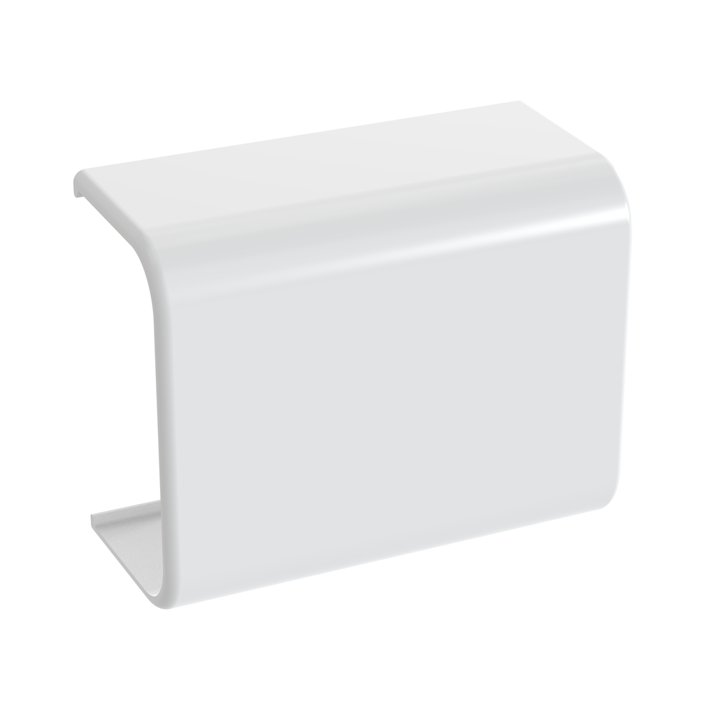Product image for Panduit CF10WH-X White PVC Low Voltage Raceway Coupler