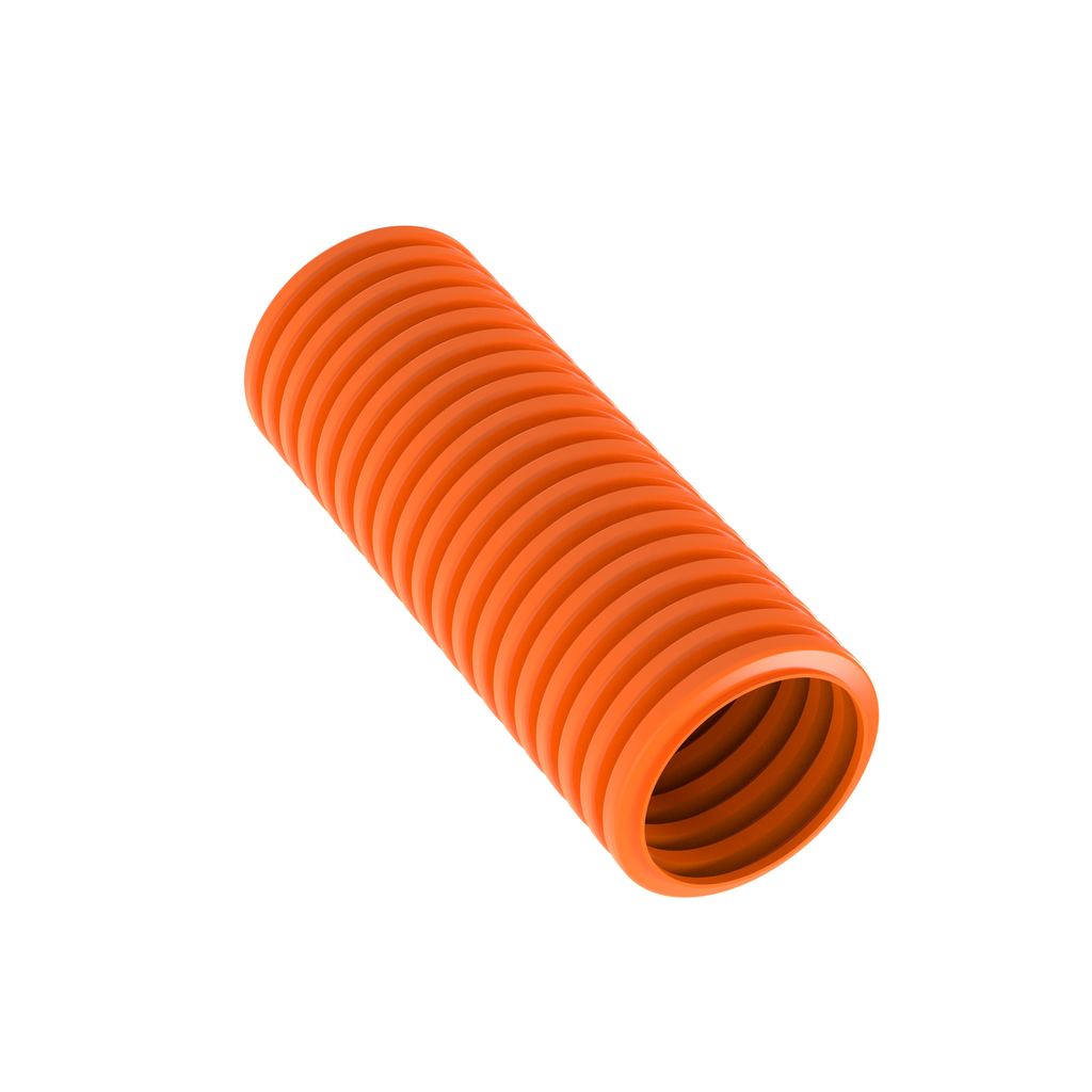 Product image for Panduit CLT75F-C3 Corr. Loom Tubing Slit, .75" (19.05mm) x 100', Orangeange,PK1
