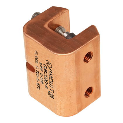 Product image for Panduit GUBC500-6 Beam Grd Clamp, Copper, PK1