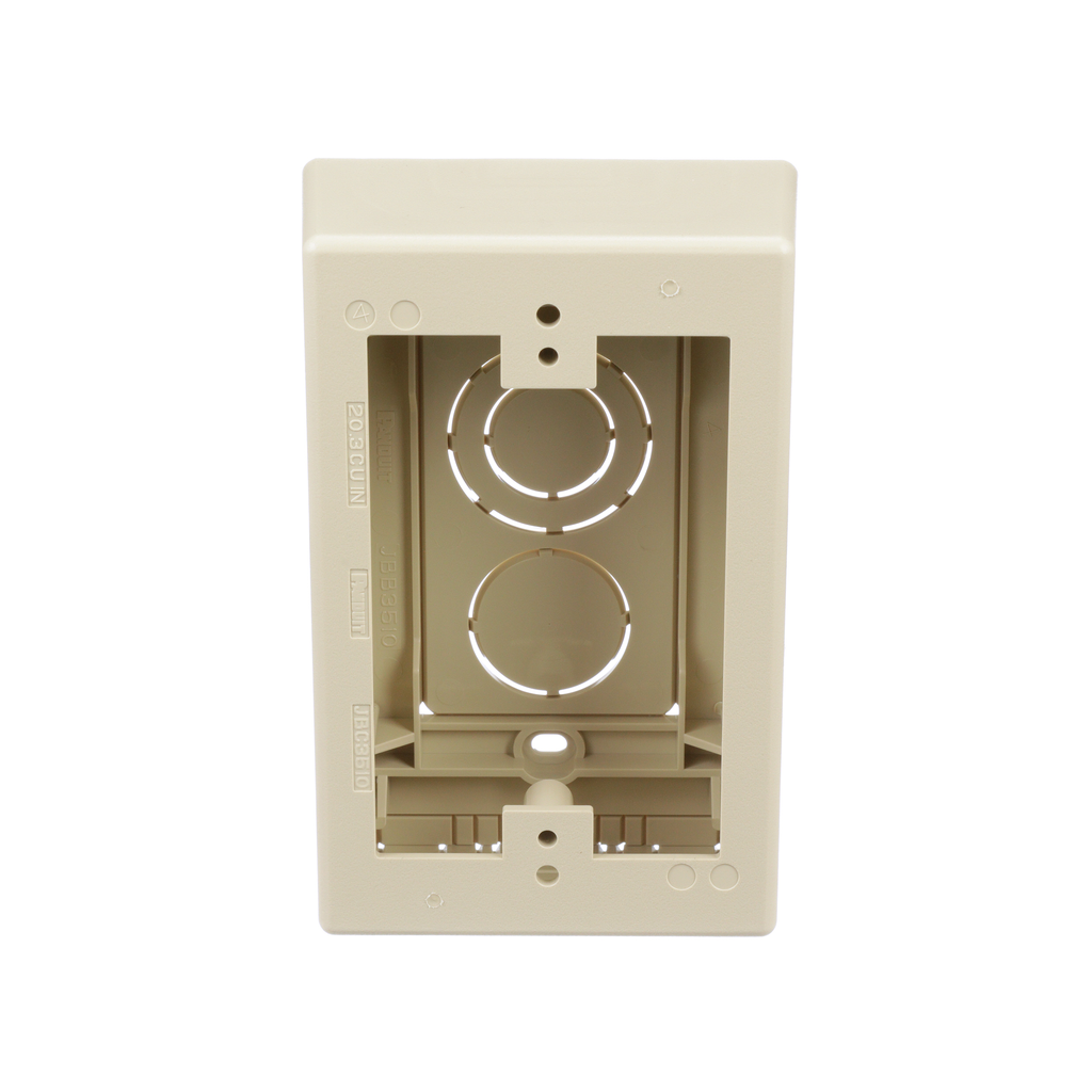 Mayer-DDS-Surface Raceway, Low Voltage Junction Box, Electric Ivory-1