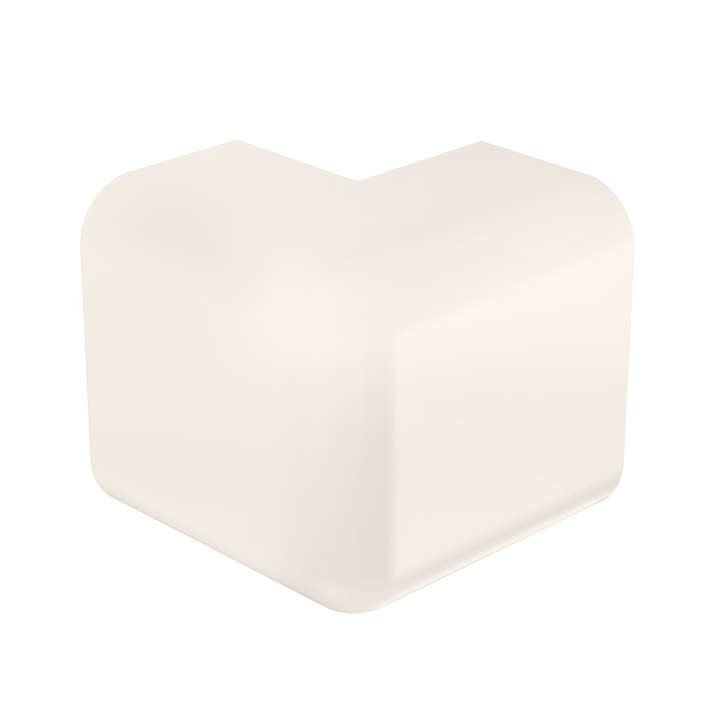 Product image for Panduit OCFC10WH-X Surface Raceway, LDPH10 Power Rated Outside Corner, White