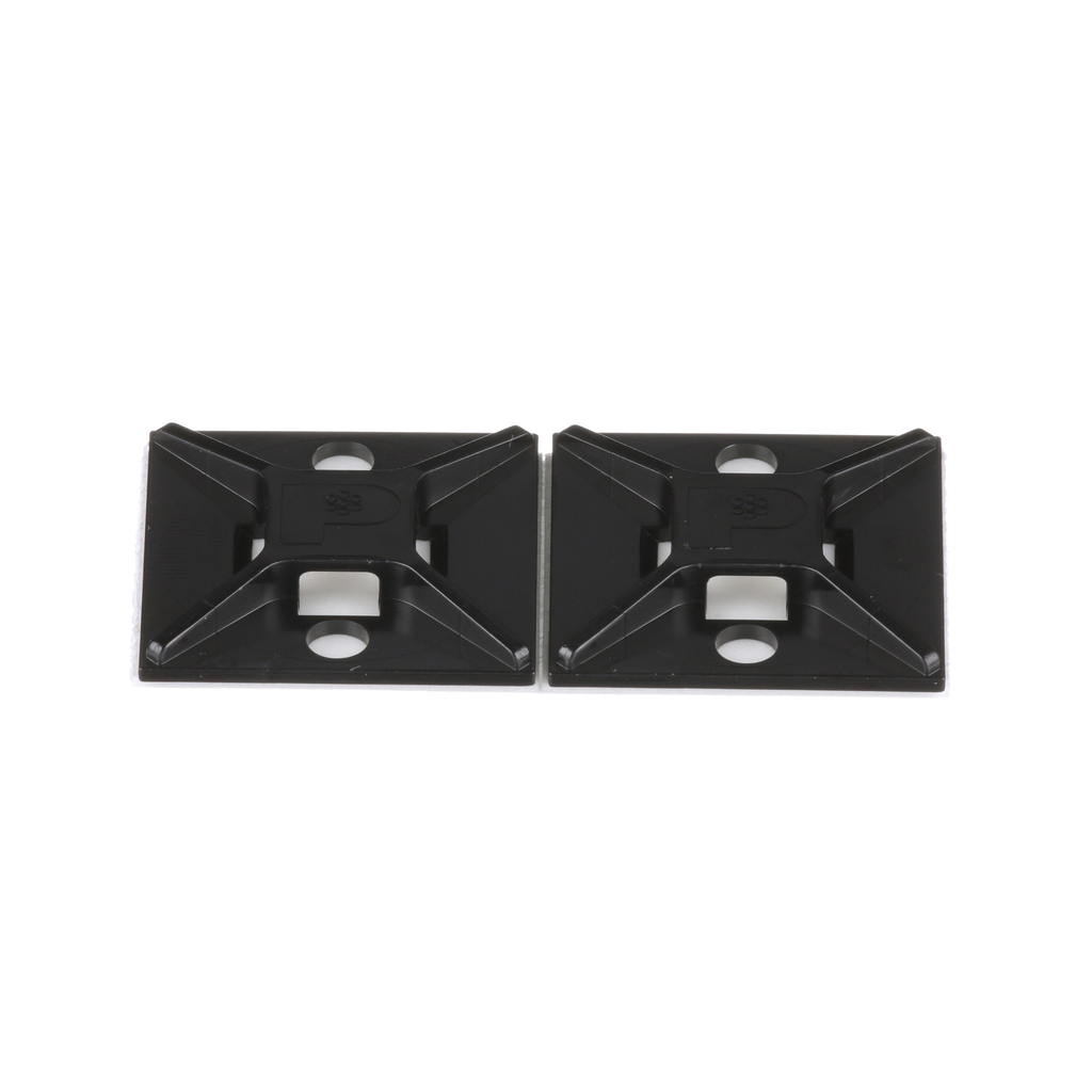 Product image for Panduit ABM2S-AT-C0 Cable Tie Mount, Hi Tmp. Adh., 1"x1" (25.4mm x 25.4mm), WRBL
