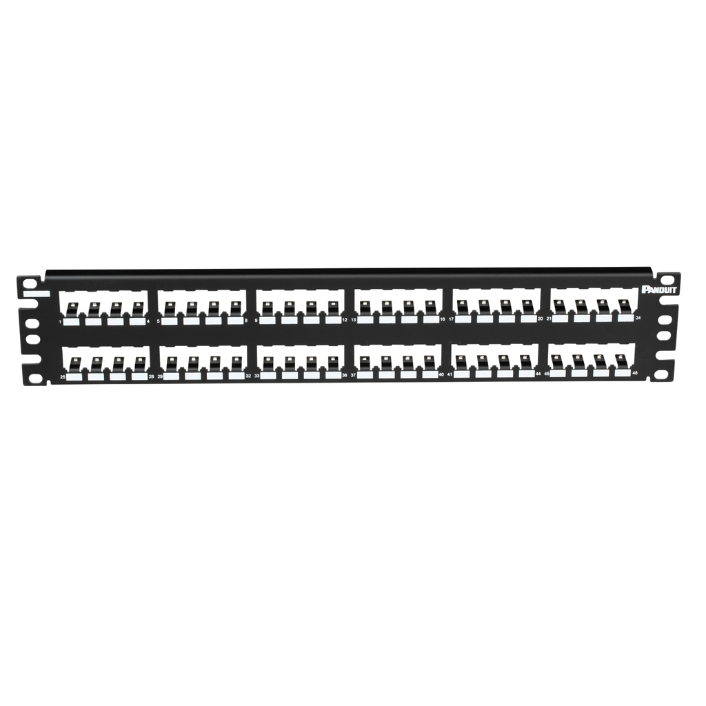Product image for Panduit CP48BLY Mini-Com® Patch Panel,