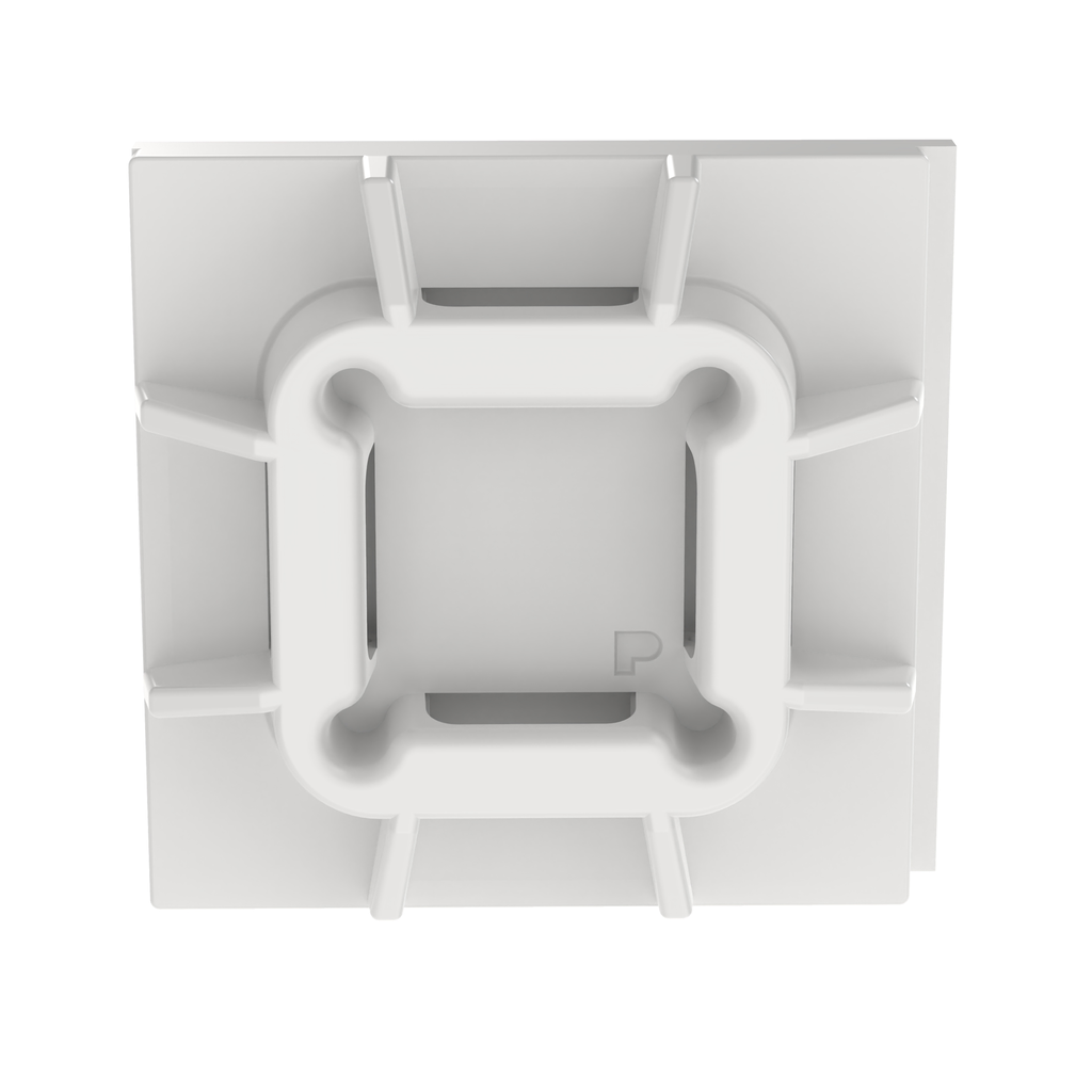 Product image for Panduit SGABM50-A-L Adhesive Mount With Rubber Adhes, 2" x 2" (50.8mm x 50.8mm), NAT (SG series)