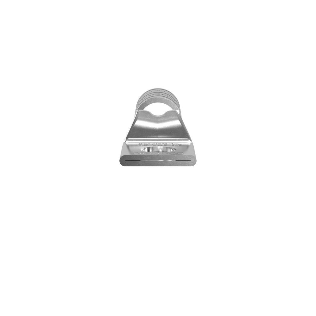 Mayer-DDS-Pan-Lug™ LCA2/0-14-X Comp. Lug, 2/0, Tin Plt Copper, Strt, One 0.25" Stud, PK10-1
