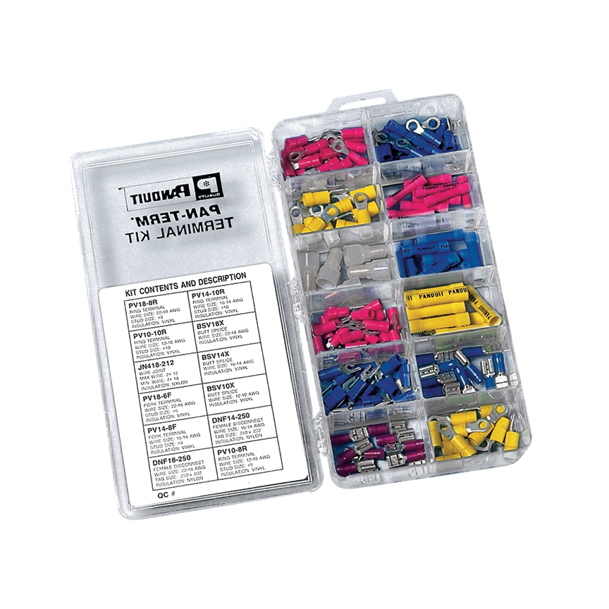 Mayer-DDS-Pan-Term® KP-1075Y Terminal Kit, Industrial Maintenance, 10-22 AWG, PK1-1