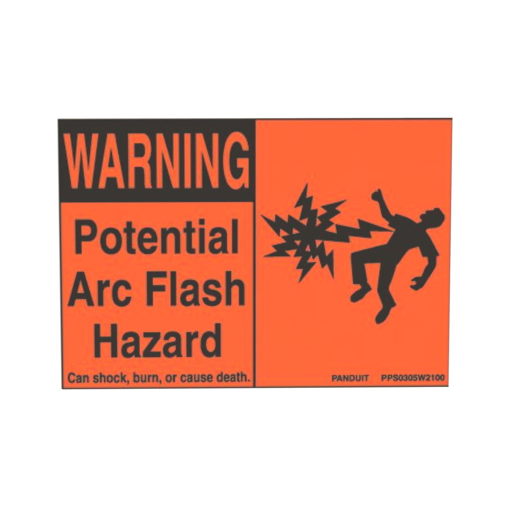 Mayer-DDS-PPS0204W2100A Pre-Printed, Polyester, Orange/Black, 2.25"x4", PK5-1
