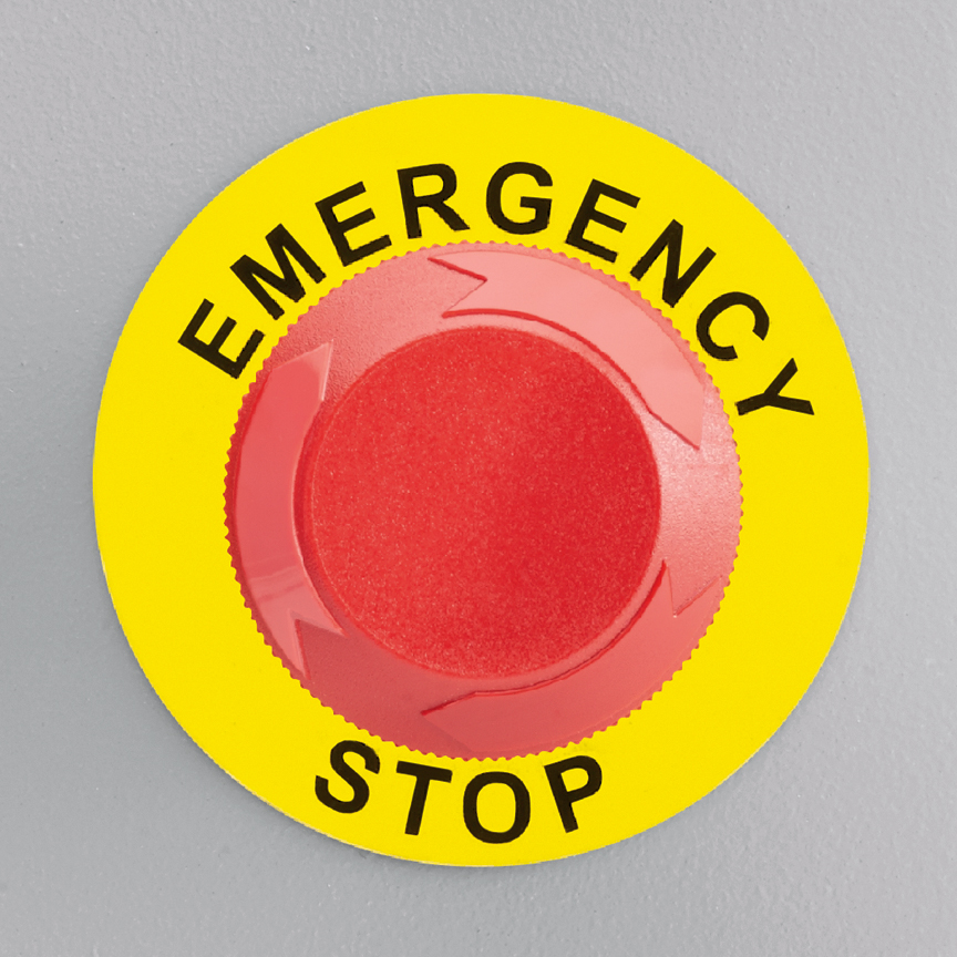 Product image for Panduit C350A8-30-ES Push Button Label