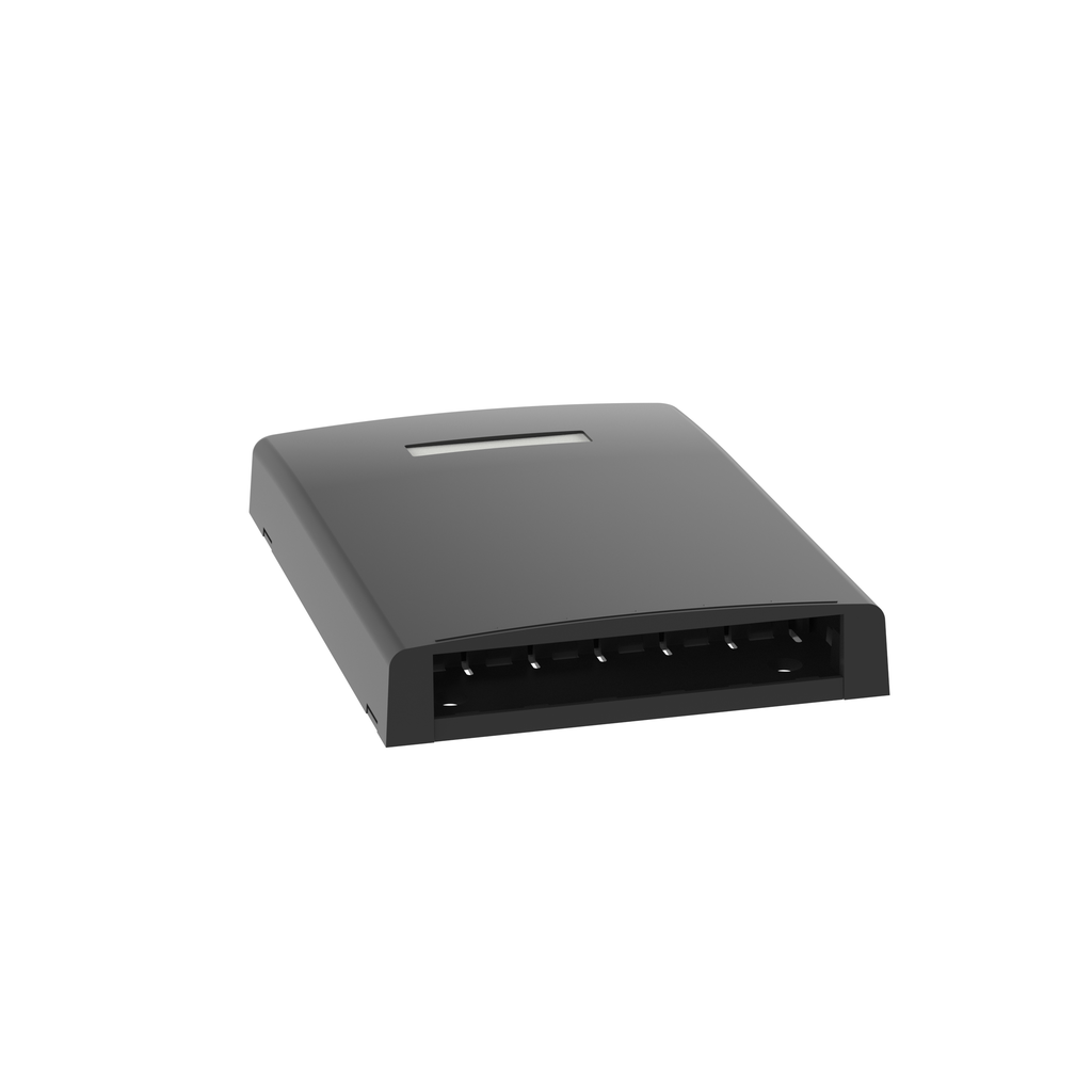 Product image for Panduit CBXF6BL-AY 6-Port Multimedia Black Surface Mount Box