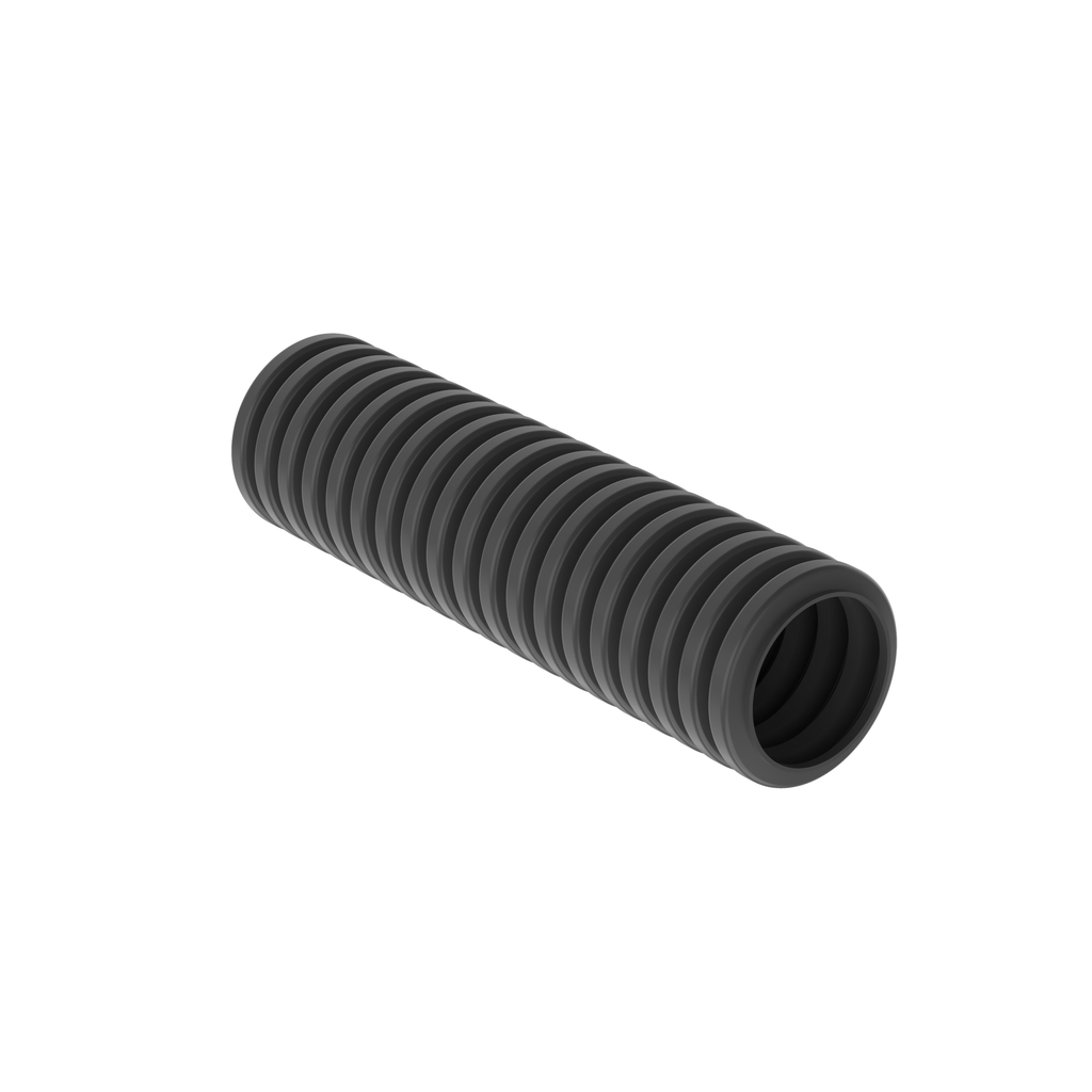 Product image for Panduit CLT50N-C630 100 Foot Black Nylon 6 Heat Stabilized Slit Corrugated Loom Tubing