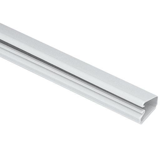 Product image for Panduit LD3IW10-A Surface Raceway, LD3 Low Voltage Single Channel, 10 ft, Off-White