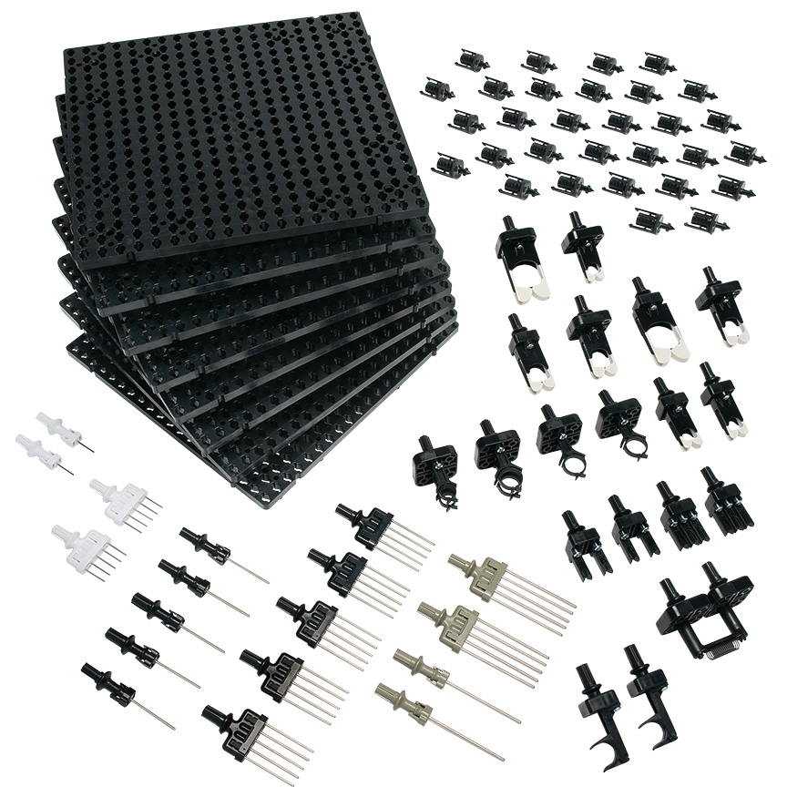 Product image for Panduit QB-KIT1 Harness Board Starter Kit, 221 assorted pieces