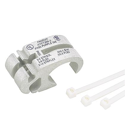 Panduit HTCT250-2-1 Comp. Tap, 250-2, Copper, PK1 Product image for Panduit HTCT250-2-1 Comp. Tap, 250-2, Copper, PK1