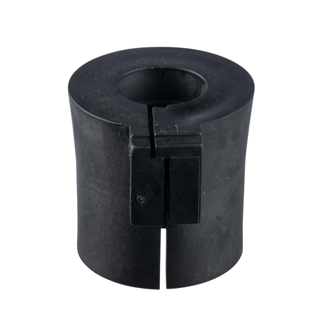 Product image for Panduit CEG-12X1 Cable Entry Grommet, Single, Medium, 0.47"-0.51", Black TPE, 4 PC