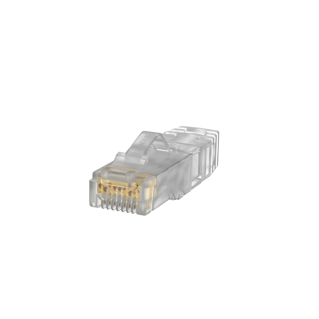 Panduit SP6X88-C Modular Plug, Category 6A, 23-24 AWG, 100 Pack Product image for Panduit SP6X88-C Modular Plug, Category 6A, 23-24 AWG, 100 Pack
