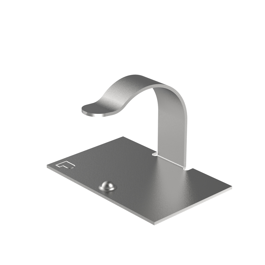 Product image for Panduit MACC25-AV-D Cord Clip, Metal, VHB Adh., .25" (6.4mm) Bundle