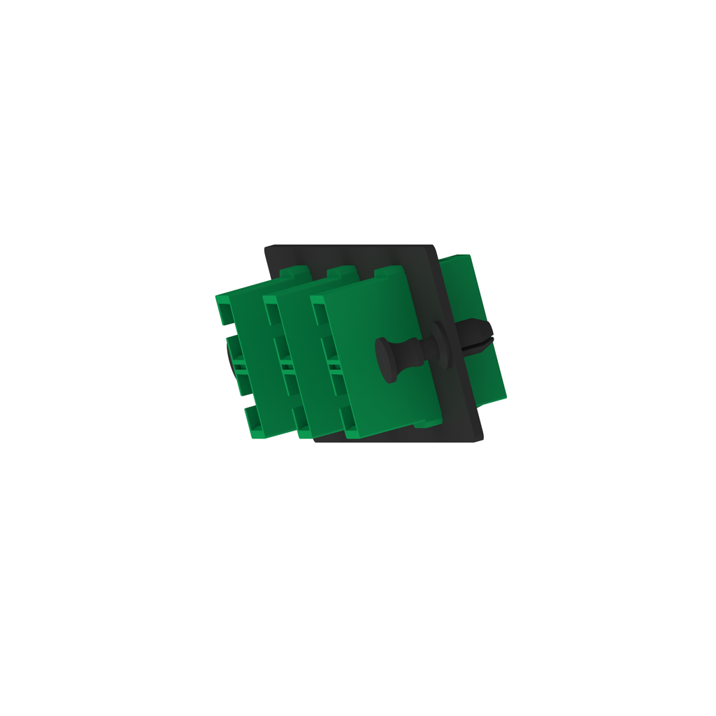 Product image for Panduit FAP3WAGDSCZ Fiber Adapter Panel, OS2, 3 SC Duplex, APC Green