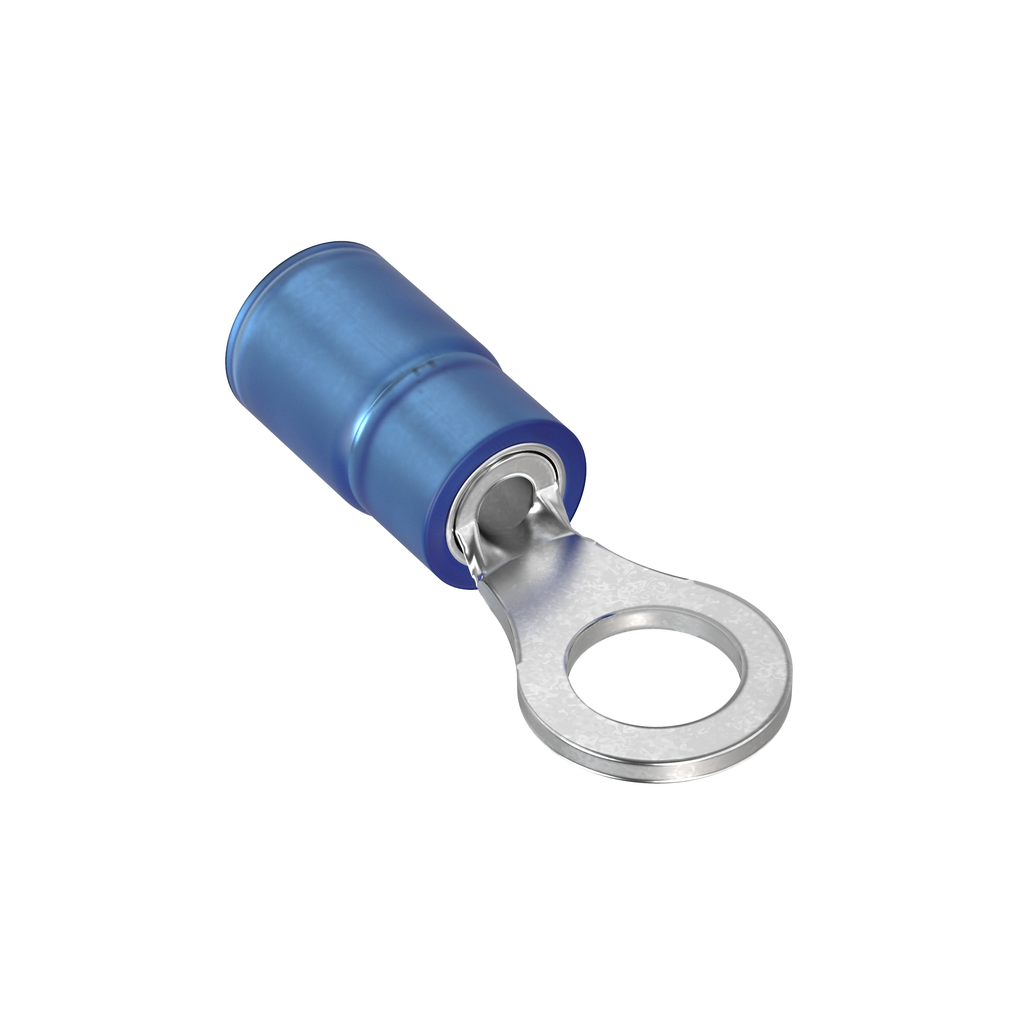 Product image for Panduit PNF14-10R-M 16-14 AWG Nylon Insulated Ring Terminal