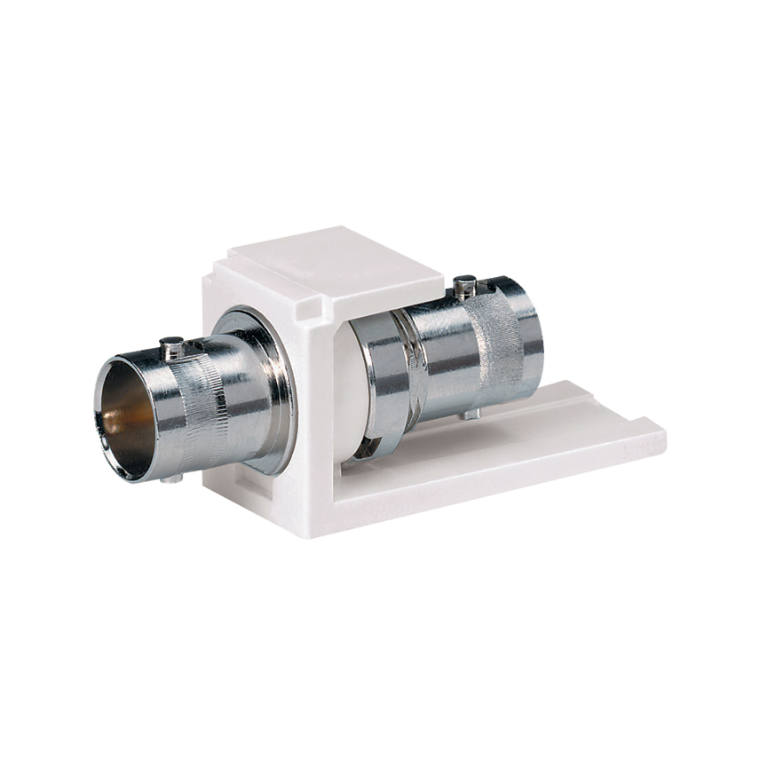 Product image for Panduit CMBA75WHY Panduit BNC Module, 75 Ohm, White